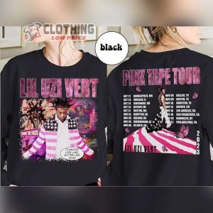 Lil Uzi Vert Pink Tape Tour 2023 Shirt 90S Vintage Lil Uzi Vert Album Concert Tour Ticket 2023 Merch Lil Uzi Vert Eternal Atake For Fan Tee2