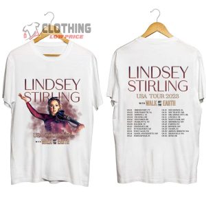 Lindsey Stirling USA Tour 2023 With Walk Off The Earth Merch Lindsey Stirling 2023 Concert Shirt Lindsey Stirling 2023 Tour Setlist T Shirt 2