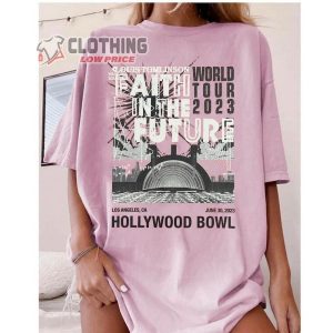 Louis Tomlinson Hollywood Bowl 2023 T-Shirt, North America Faith In The Future Shirt, Louis Tomlinson Los Angeles California Shirt, Louis Tomlinson World Tour Merch