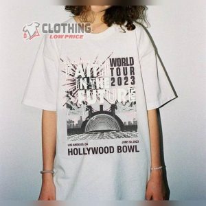 Louis Tomlinson Hollywood Bowl 2023 T-Shirt, North America Faith In The Future Shirt, Louis Tomlinson Los Angeles California Shirt, Louis Tomlinson World Tour Merch