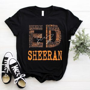Ed Sheeran Lyrics Quote Tshirt, Ed Sheeran Shape Of You Tee, Mathematics Tour Ed Sheeran Merch