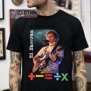 Mathematics America Tour Ed Sheeran Shirt, Ed Sheeran Vintage Styles T-Shirt, Sheerios Albums Merch