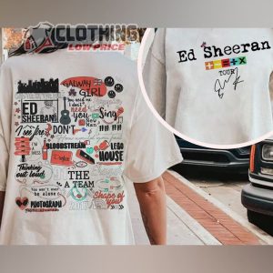 Ed Sheeran Mathematics Concert Tour Shirt, Ed Sheeran Albums Songs Cover Pop Music Lover Gift, Mathematics Tour Merch