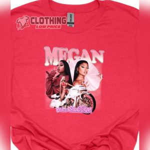 Megan Thee Stallion Rap Tee Megan Vintage Shirt Megan Thee Stallion World Tour 2023 T Shirt3