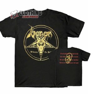 Metal Band Venom Albums Doubled Sides Unisex T-Shirt, Venom Welcome To Hell Shirt, Venom Metal Band Album Cover Merch