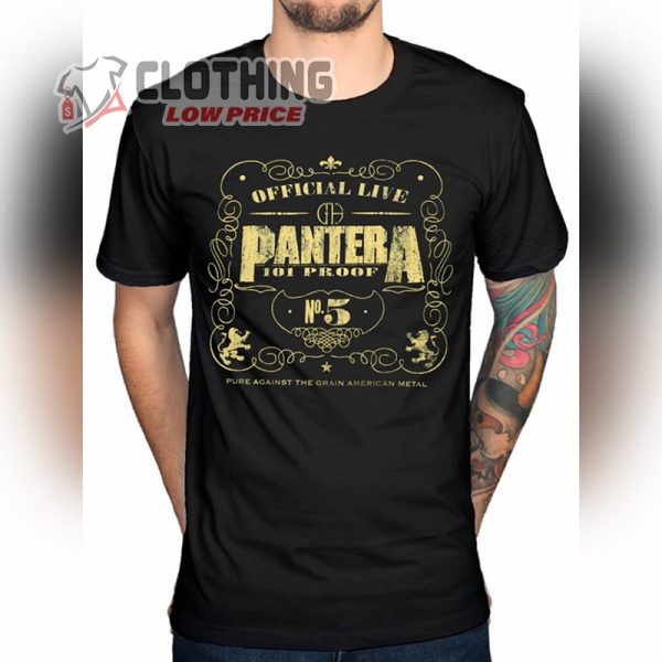 Metallica Pantera Tour 2023 T- Shirt, Pantera T- Shirt, Pantera Metallica Tickets Merch, Pantera Concerts 2023 T- Shirt