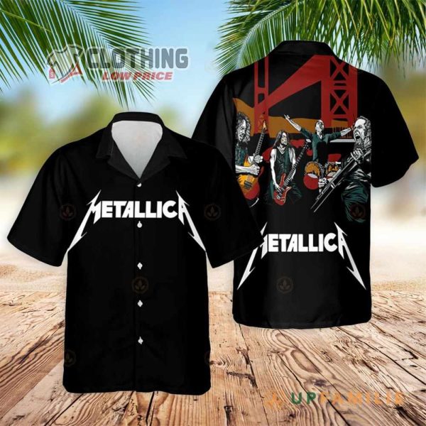 Metallica Rock Art Rock Music World Tour 2023 Hawaiian Shirt