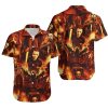 Michael Myers Hawaiin Shirt Horror Halloween Movie Summer Hawaiian Shirt