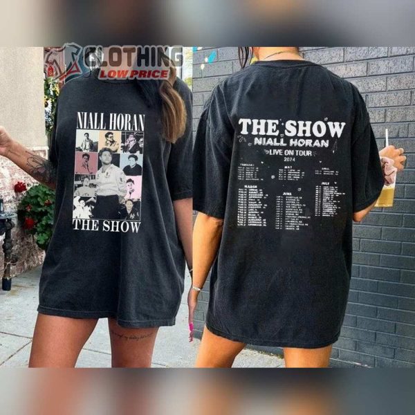 Niall Horan The Show Live On Tour Dates 2024 Merch, Niall Horan Tour Setlists Shirt, Niall Horan Unisex Tshirt