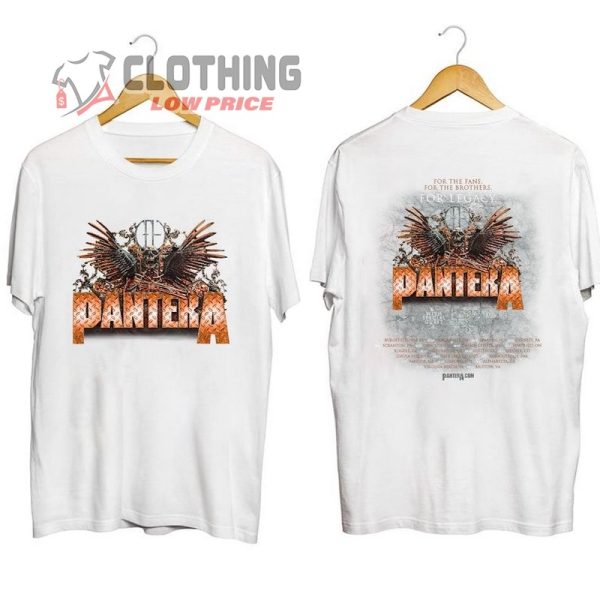 Pantera 2023 Tour With Lamp Of God Shirt, Pantera Metal Rock 2023 Shirt Concert, Pantera Tour 2023 Usa T- Shirt