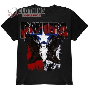 Pantera Band Black Concert T- Shirt, Metallica Pantera Dallas T- Shirt, Pantera Tour Dates 2023 T- Shirt, Metallica Pantera Tour Merch