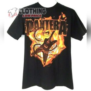 Pantera Band Black Concert T- Shirt, Pantera Reunion Tour Dates T- Shirt, Pantera Tour Dates 2023 T- Shirt, Metallica Pantera Tour Merch