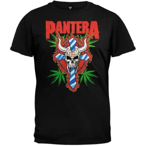 Pantera Band Black Concert T- Shirt, Pantera Tour 2023 Lineup T- Shirt, Metallica Pantera Tour Merch