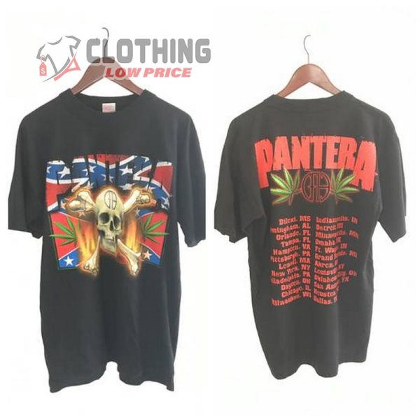 Pantera Concerts 2023 T- Shirt, Pantera Lamb Of God Tour T- Shirt, Pantera Tour 2023 Usa T- Shirt, Pantera Reunion Tour Dates Merch