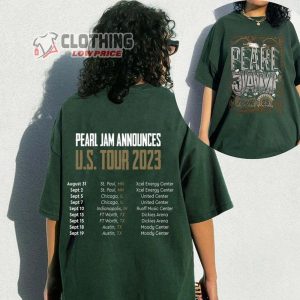 Pearl Jam Tour 2023 Unisex T Shirt Pearl Jam Band Shirt Pearl Jam Concert 2023 Merch3