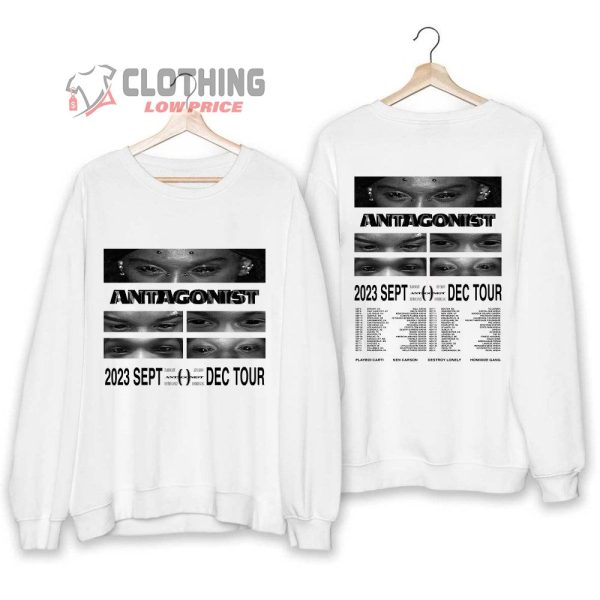 Playboi Carti Antagonist Tour 2023 Merch, Playboi Carti Tour 2023 Europe Shirt, Playboi Carti Rapper Tour Dates Tickets 2023 T-Shirt