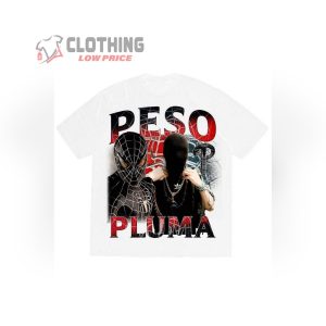 Red Spider Peso Pluma Vintage T-Shirt, Por Las Noches Shirt, Peso Pluma Concert Music Tee, Peso Pluma World Tour 2023 Merch