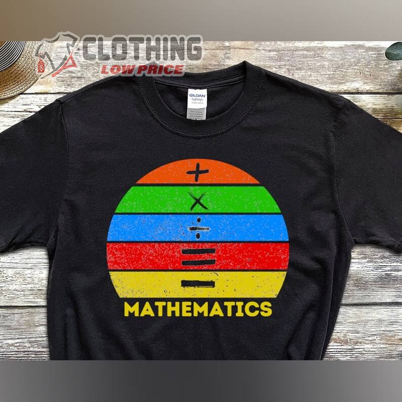 Retro Ed Sheeran Mathematics Tour T-Shirt, Ed Sheeran Multiply Merch, Mathematics Tour Ed Sheeran Merch