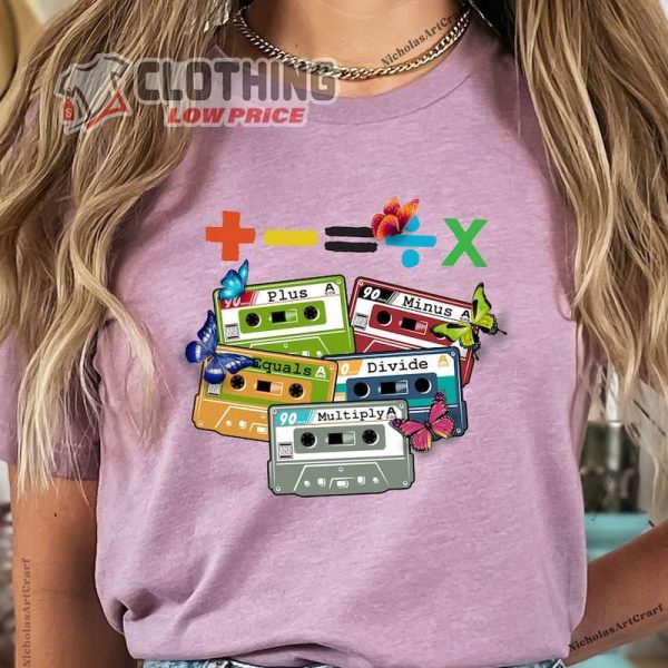 Ed Sheeran Mathematics Cassette Shirt, Ed Sheeran Tour Merchandise 2023, Ed Sheeran Sheerious Shirt