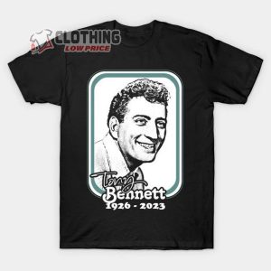 Rip Tony Bennett Vintage 1926 – 2023 Shirt, Tributes To Legendary Singer Tony Bennett Merch