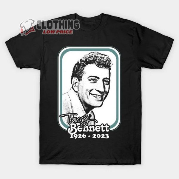 Rip Tony Bennett Vintage 1926 – 2023 Shirt, Tributes To Legendary Singer Tony Bennett Merch