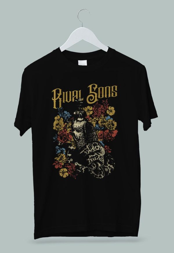 Rival Sons American Rock Band Falcon T- Shirt, Rival Sons Tour Schedule Merch, Rival Sons Tour T- Shirt