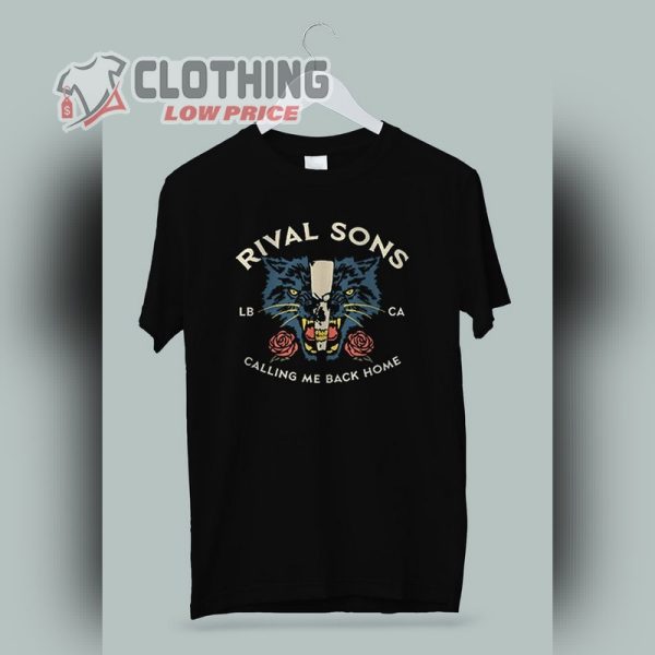 Rival Sons American Rock Band Skull Breaker T- Shirt, Greta Van Fleet And Rival Sons Tour Merch, Rival Sons Tour Dates T- Shirt