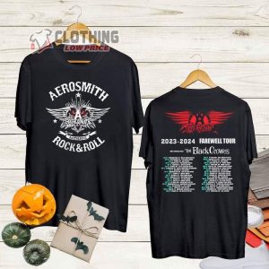 Rock N Roll Aerosmith Band Unisex T-Shirt, 2023 2024 Tour Peace Out Farewell Aerosmith Shirt, Aerosmith Rock Band Merch