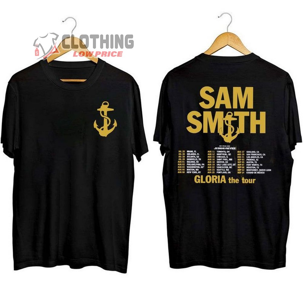 Sam Smith 2023 Concert Shirt, Sam Smith North American Tour 2023 Shirt, Sam Smith Gloria Tour Shirt