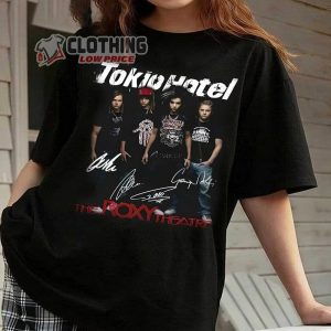 Schrei Tokio Hotel Lyrics Shirt Tom Kaulitz Tokio Hotel Band Unisex Hoodie Tokio Hotel The Roxy Theatre Merch