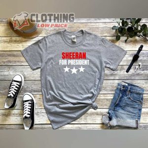 Ed Sheeran For President T-Shirt, Mathematics Shirt 2024 Sheerio, Ed Sheeran Merch Mathematics Tour