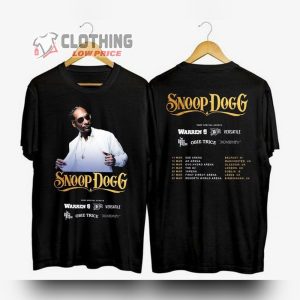 Snoop Dogg World Tour 2023 Unisex T Shirt Snoop Dogg Rap Hip Hop Shirt