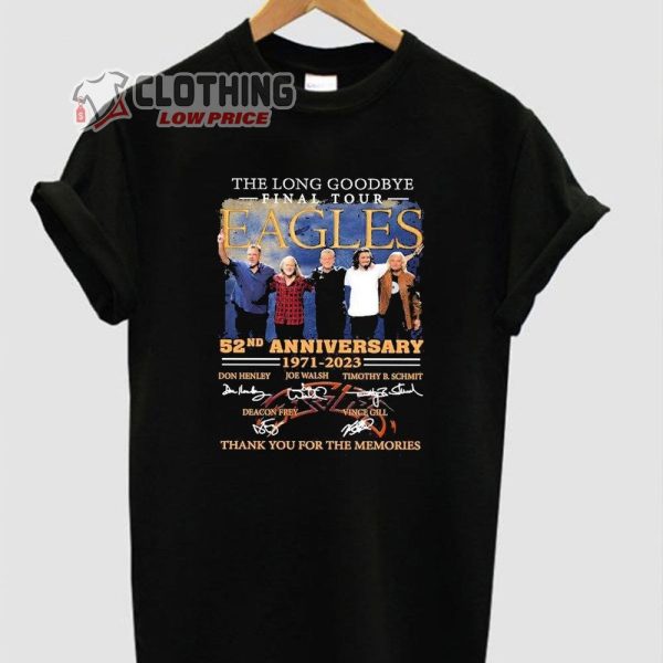 The Eagles The Long Goodbye Tour 2023 Unisex T-Shirt, The Eagles Band ...