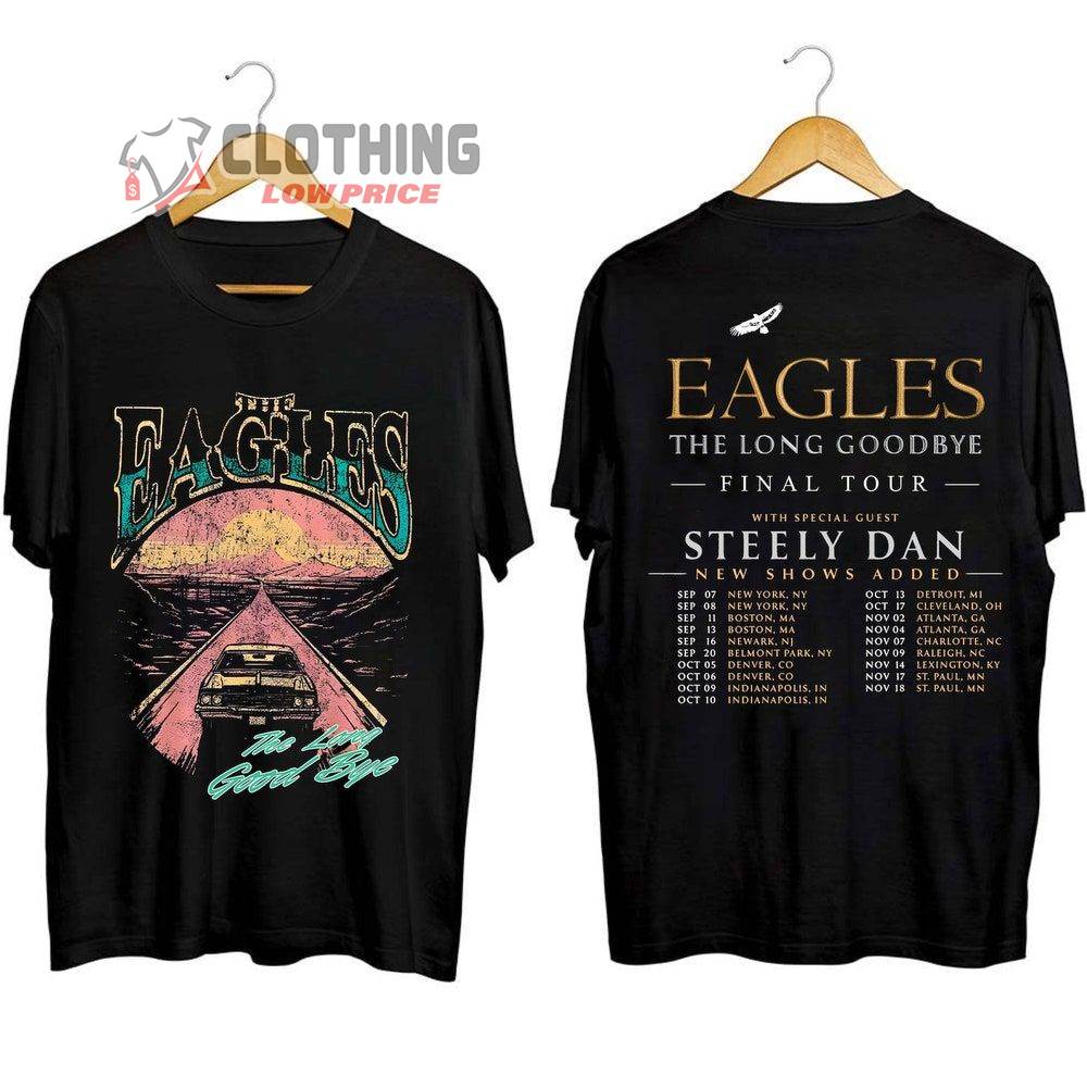 The Eagles The Long Goodbye Final Tour 2023 Merch, The Eagles Band Tour