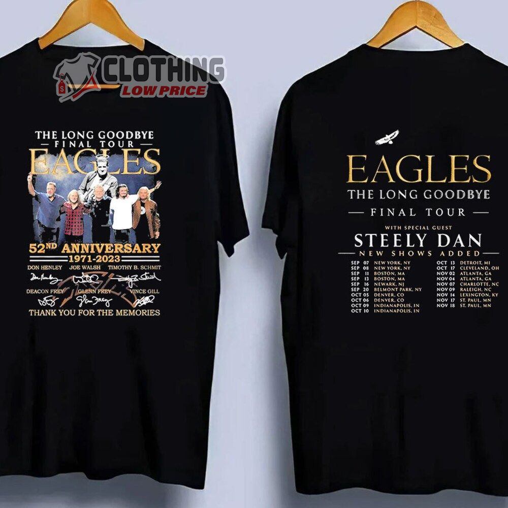 Eagles Band The Long Goodbye Final Tour 52nd Anniversary 1971-2023