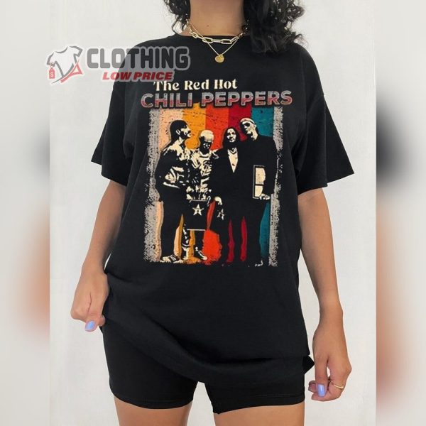 The Red Hot Chili Peppers Band US UK World Tour Shirt, Vintage Rhcp Tour 2023 Tee, Red Hot Chili Peppers Rock Band Merch