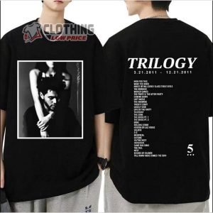 The Weeknd Trilogy 2023 Tour Tshirt, The Weeknd Unisex T-Shirt