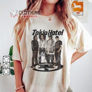 Tokio Hotel 90S Vintage Styles Unisex T Shirt Tokio Hotel Band Tour Merch The Roxy Theatre Signature 90S Vintage Sweatshirt 1