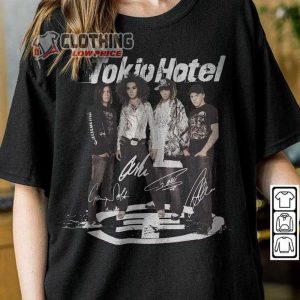 Tokio Hotel 90S Vintage Styles Unisex T Shirt Tokio Hotel Band Tour Merch The Roxy Theatre Signature 90S Vintage Sweatshirt 2
