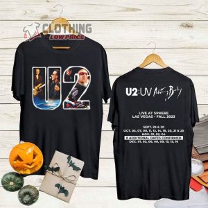 U2 Band  Achtung Baby Live At Sphere Tour 2023 Shirt, Classic Rock U2 Band T-Shirt, U2 Band Concert Tee