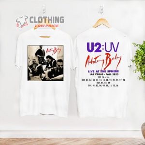 U2 Band Concert Las Vegas 2023 Merch, Achtung Baby Live At Sphere U2 Band Shirt, U2 Band Tour 2023 90S Vintage Tee