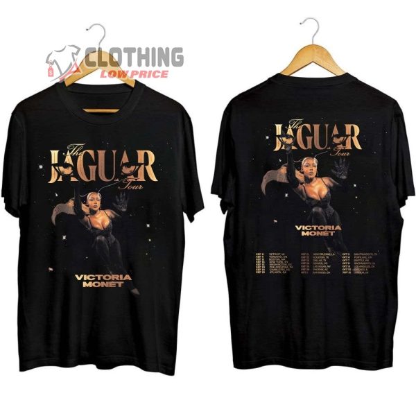 Victoria Monet The Jaguar Tour 2023 Merch, Victoria Monet Tour Dates 2023 Shirt, Victoria Monet Las Vegas 2023 T-Shirt