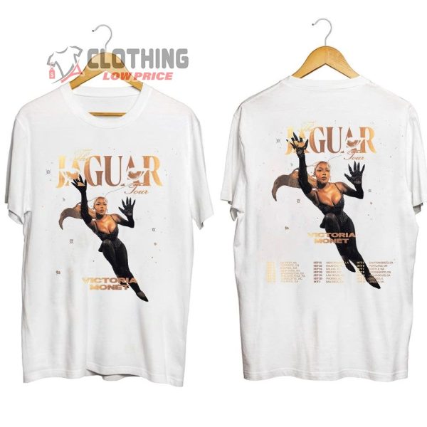 Victoria Monet The Jaguar Tour 2023 Merch, Victoria Monet Tour Dates 2023 Shirt, Victoria Monet Las Vegas 2023 T-Shirt