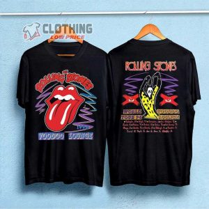 Vintage 1994 Rolling Stones Voodoo Lounge Tour Unisex T Shirt Rolling Stones Anniversary Tour Shirt