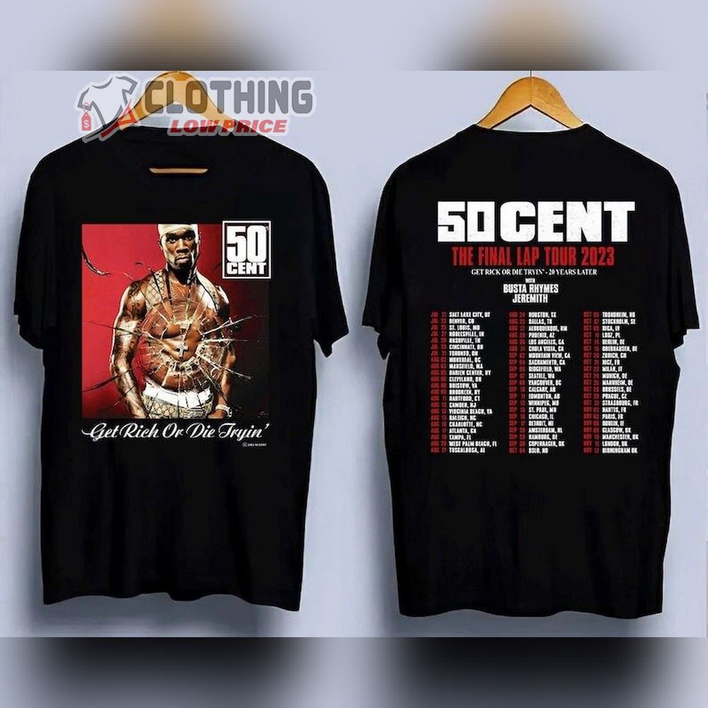 50 Cent The Final Lap Tour 2023 Setlist Merch, 50 Cent Concert 2023 ...