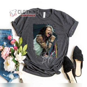 Vintage Steven Tyler Tee Shirt Aerosmith 2023 2024 Shirt Peace Out Farewell Tour With The Black Crowes Tour Merch1