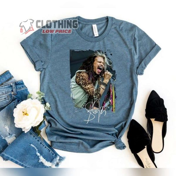 Vintage Steven Tyler Tee Shirt, Aerosmith 2023-2024 Shirt, Peace Out Farewell Tour With The Black Crowes Tour Merch