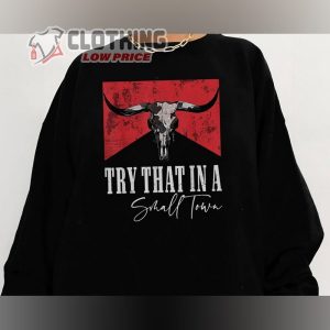 Vintage Try That In A Small Town T Shirt Jason Aldean Patriotic Cowboys Cowgirls Tee Sweatshirt Jason Aldean Concert Shirt 1