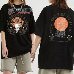 Zac Brown Band Tour 2023 Shirt, Zac Brown Band From The Fire Tour 2023 Shirt, Zac Brown Band Merch