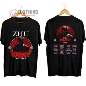 Zhu Grace Fall Tour 2023 Merch Zhu The Grace Tour 2023 Tickets Shirt Zhu Grace Tour 2023 With Noizu T Shirt 1